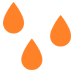 Wet and Dry Drop in Orange